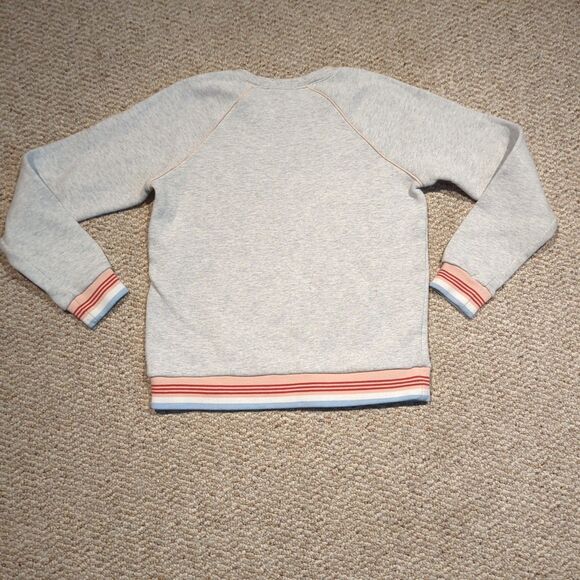 Marine Layer Jenny Sweatshirt Womens Small Gray Crewneck Pullover - Picture 4 of 8